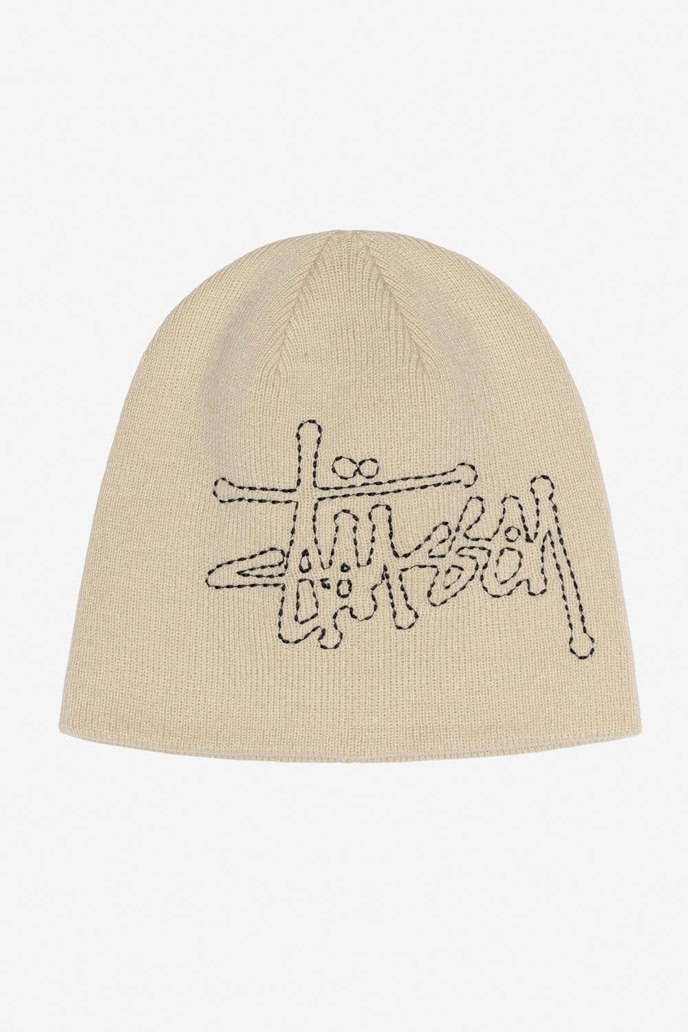 Stussy Skullcap Basic Logo Stitch (Sand) - Commonwealth