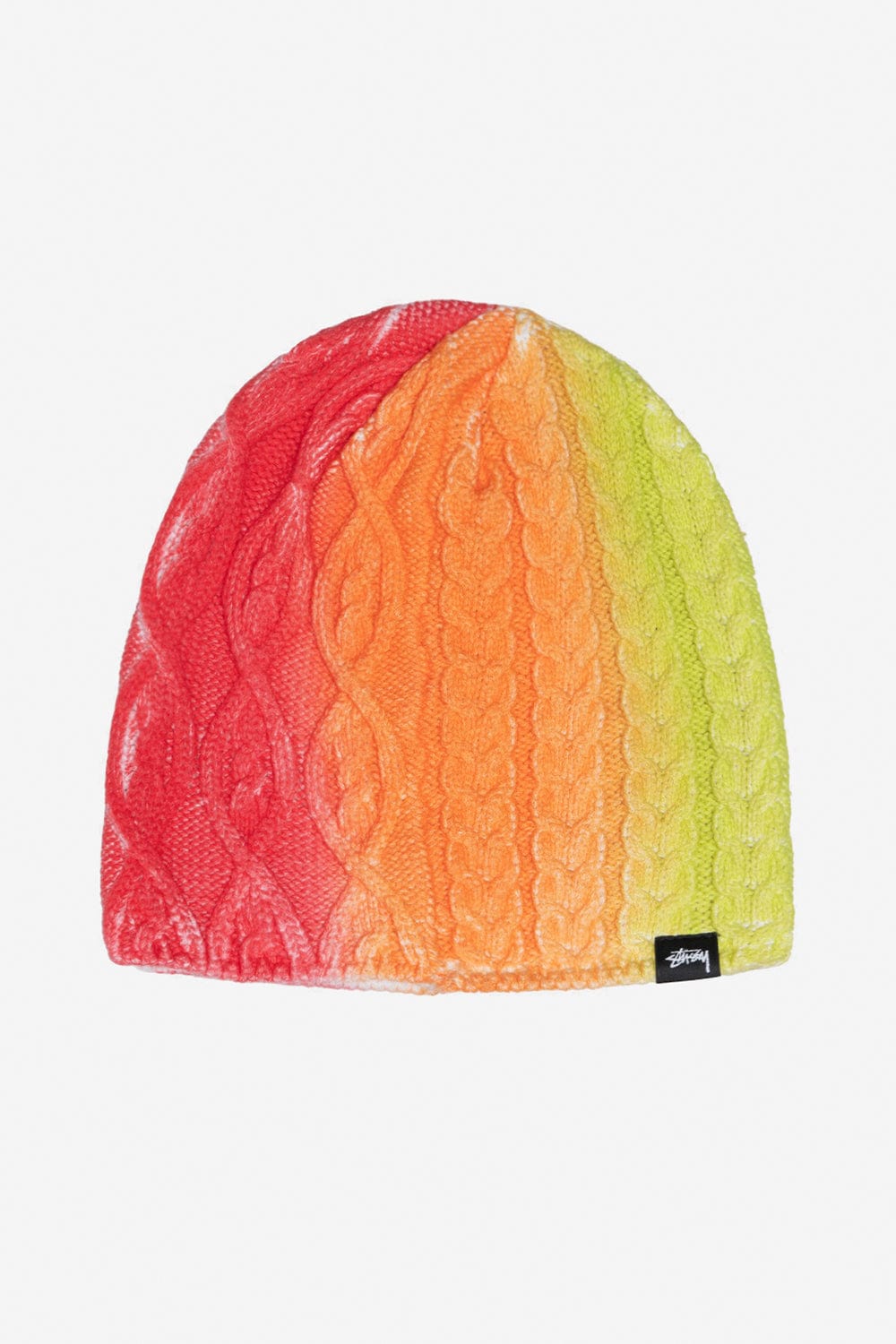 Stussy Skullcap Spray Knit (Orange Multi) - Commonwealth