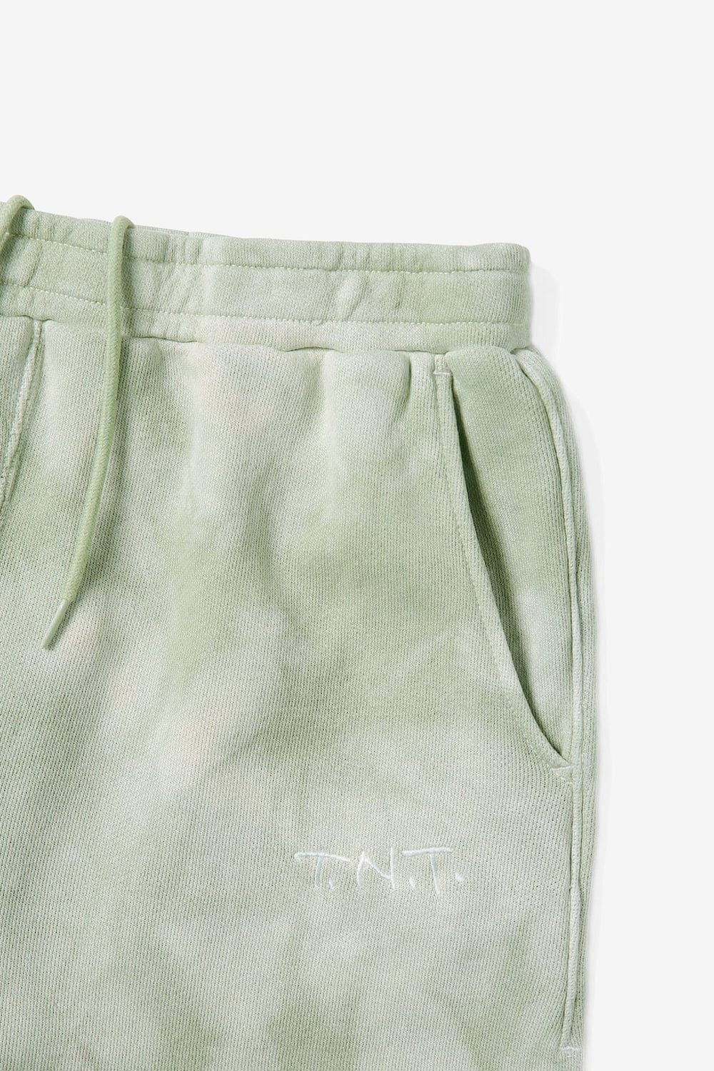 Thisisneverthat Uneven Dyed Sweatpant (Light Sage) - Commonwealth