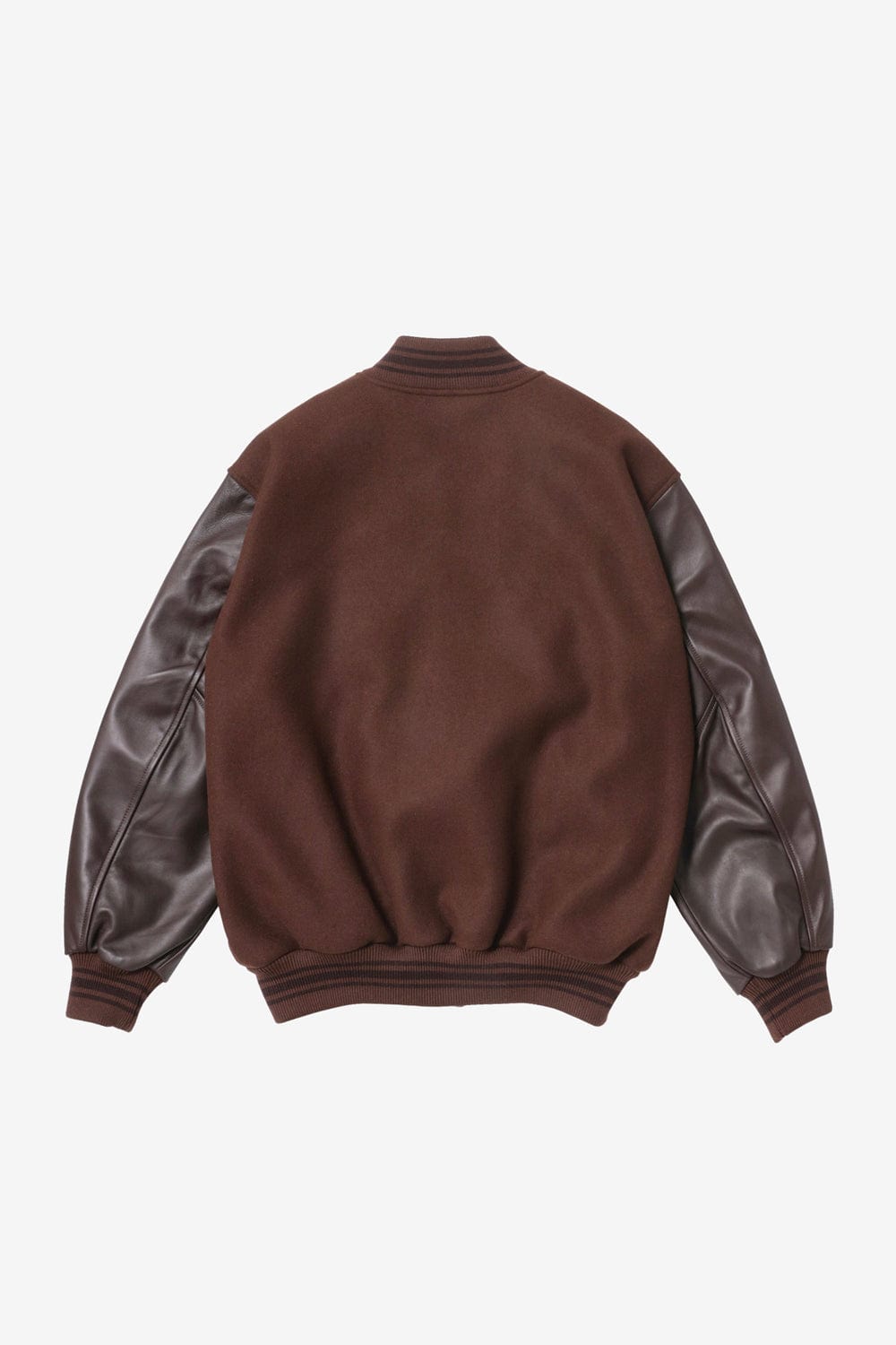 vowels Varsity Jacket (Brown)