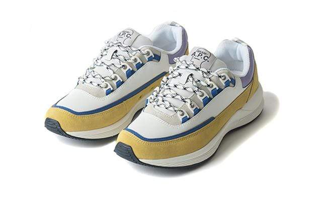 A.P.C. Jay Brain Dead Sneakers (Yellow) - Commonwealth