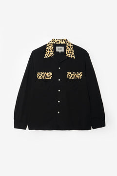 Carhartt WIP Wacko Maria 50's Shirt (Black/Leopard Print