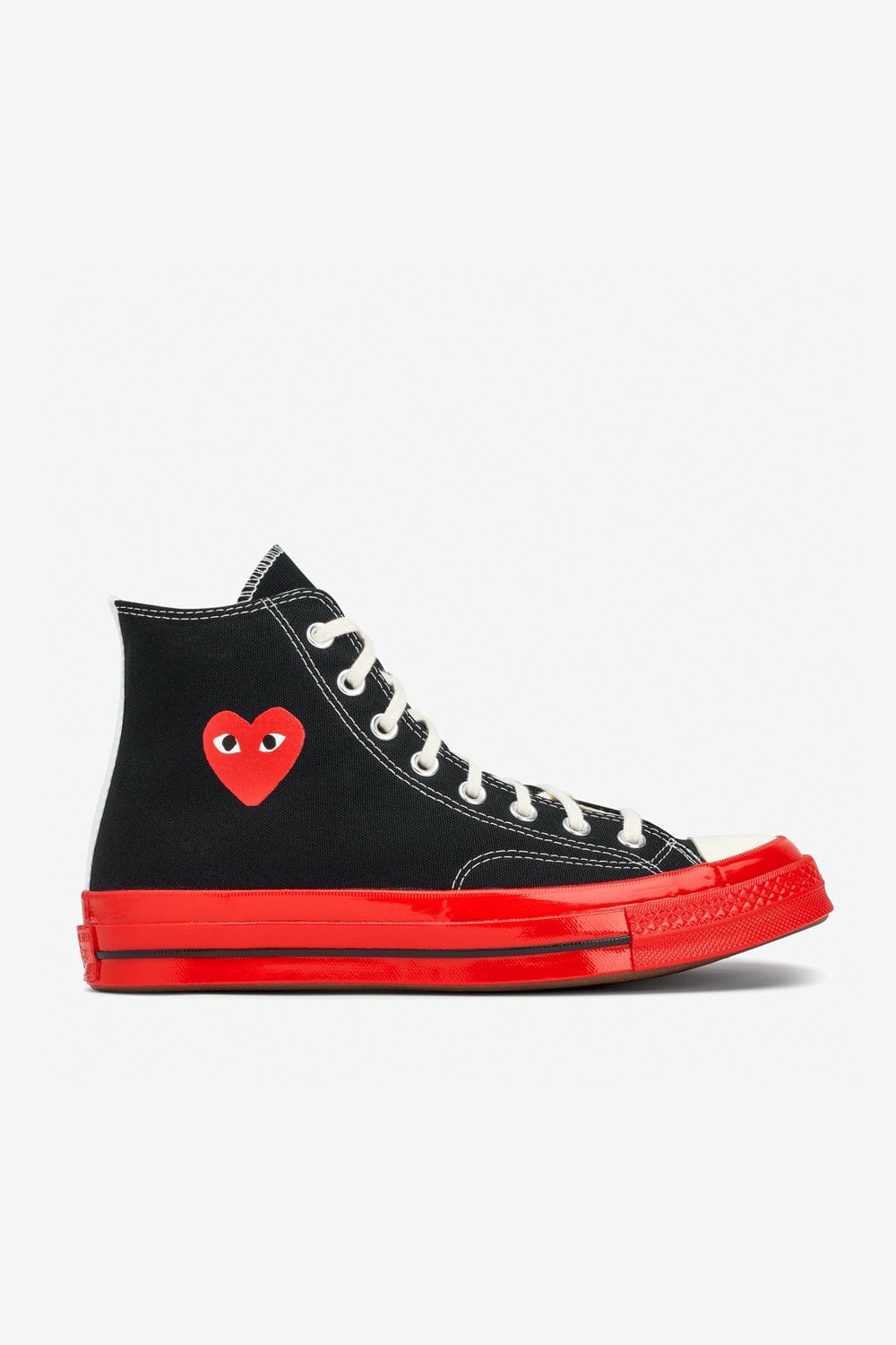 afdeling Irrigatie Groene achtergrond COMME des GARCONS PLAY Converse Chuck Taylor All Star '70 Hi Red Sole  (Black) - Commonwealth