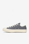 COMME des GARCONS PLAY Converse Chuck Taylor All Star '70 Low (Grey)