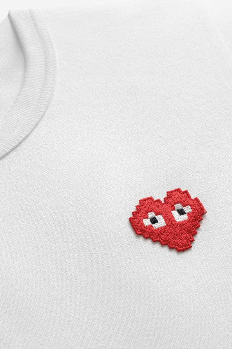 COMME des GARCONS PLAY T322 Invader Tee (White)