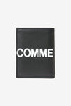 COMME des GARCONS Wallet Huge Logo Fold Wallet (Black)