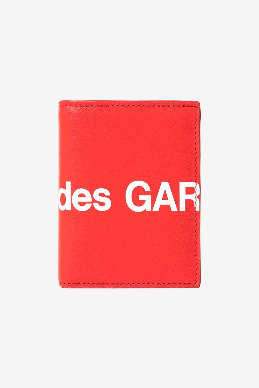 COMME des GARCONS Wallet Huge Logo Fold Wallet (Red