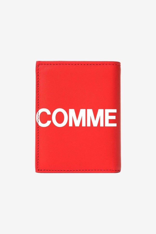折りたたみ財布 COMME des GARCONS SS25 'Huge Logo' Wallet (SA3100HL RED) CDG Huge Logo Wallet SA3100HL (Red) – BASE Superstore