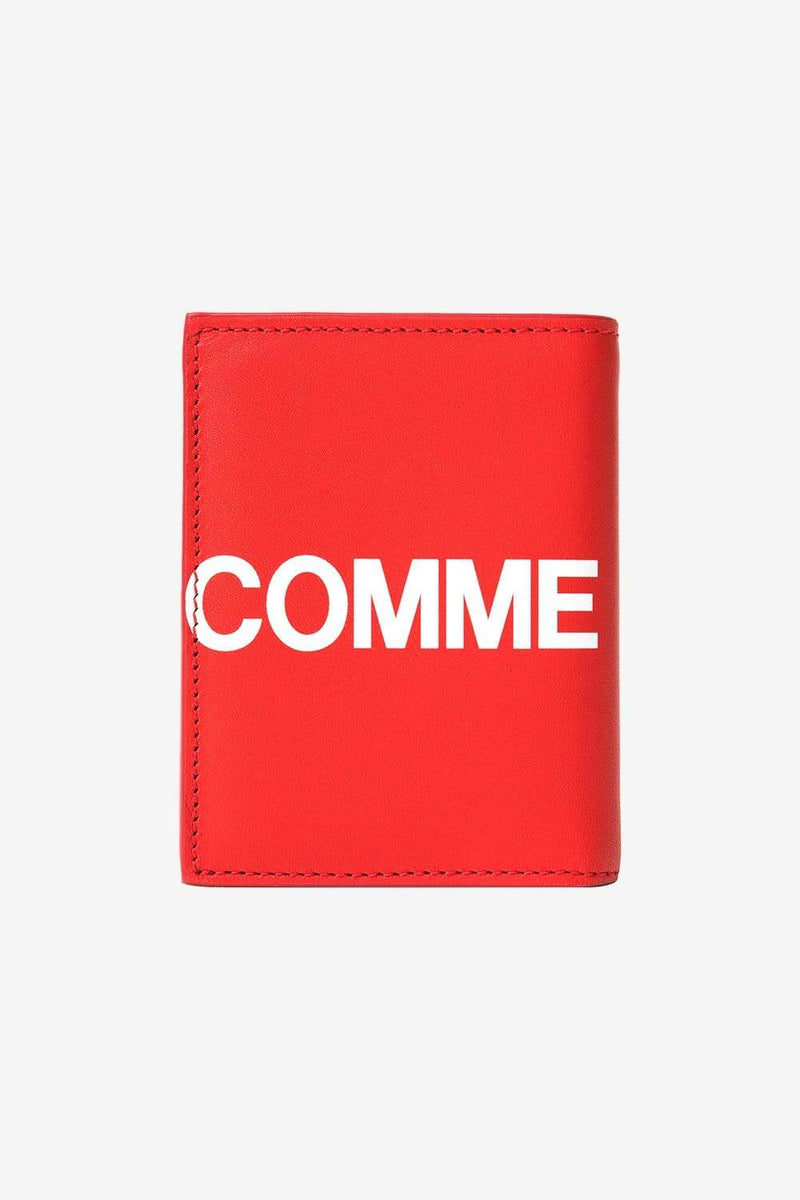 COMME des GARCONS Wallet Huge Logo Fold Wallet (Red)