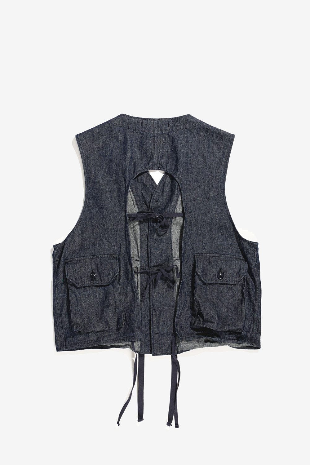 Engineered Garments C-1 Vest (Indigo Industrial 8oz Denim
