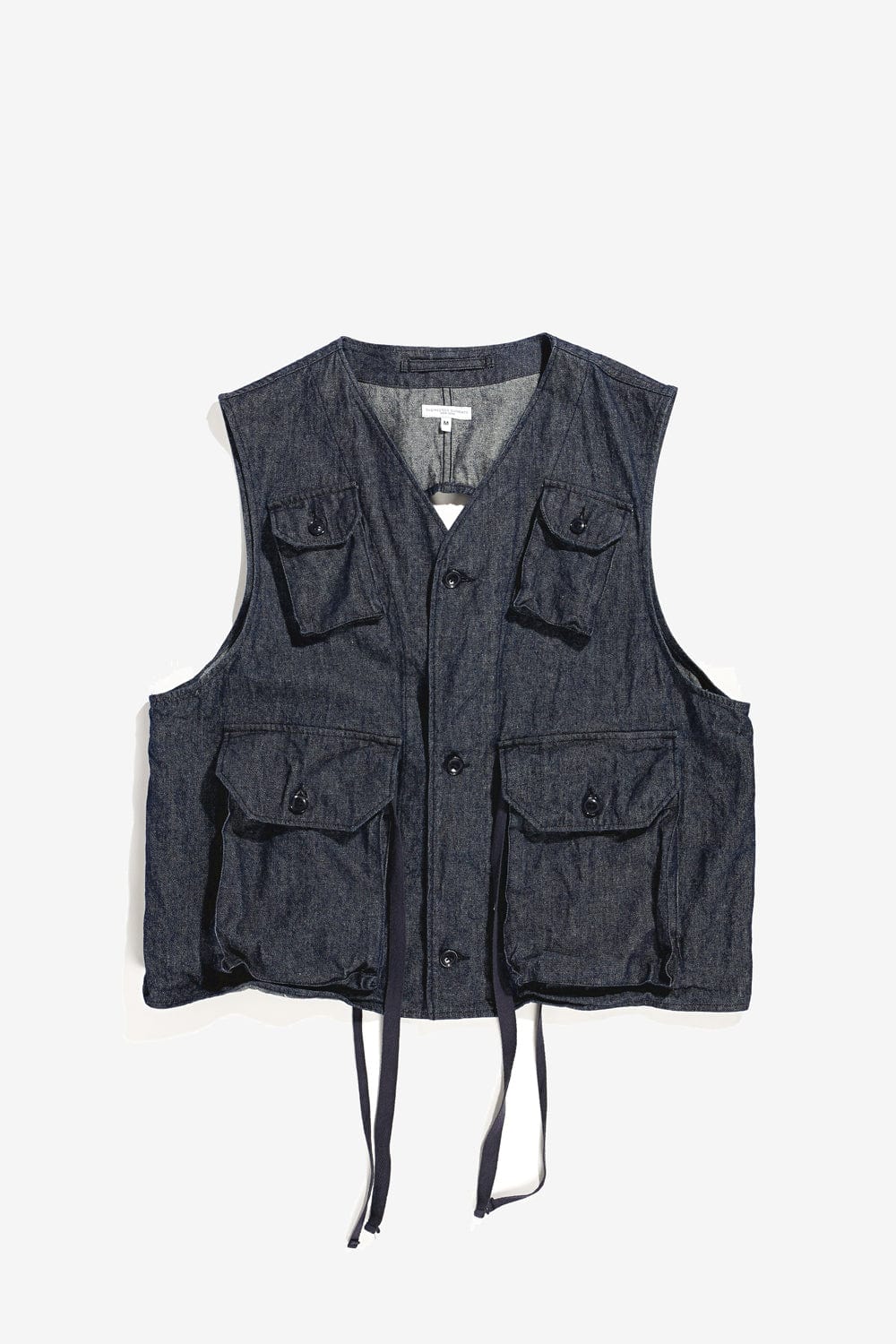 Engineered Garments C-1 Vest (Indigo Industrial 8oz Denim)