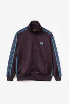 Needles Track Jacket Poly Smooth (Bordeaux) - Commonwealth