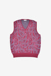 POP Trading Company Knitted Spencer Vest (Raspberry)