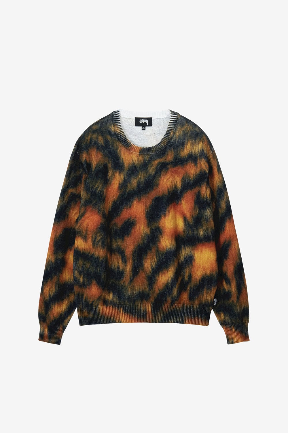 Printed Fur Sweater