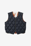 Stussy Reversible Quilted Vest (Cowhide)
