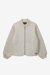 Stussy S Quilted Liner Jacket (Cream)
