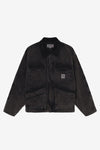 Stussy Washed Canvas Shop Jacket (Black)