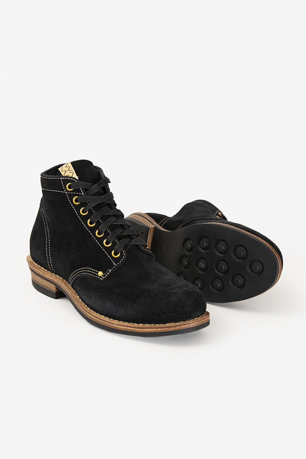 visvim Brigadier Boots-Folk (Black) - Commonwealth